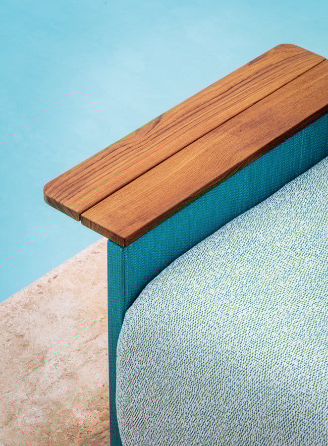 Тканевое садовое кресло с подлокотниками MY YOUR Begin ARCH-00076531