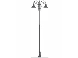 Чугунный уличный фонарь