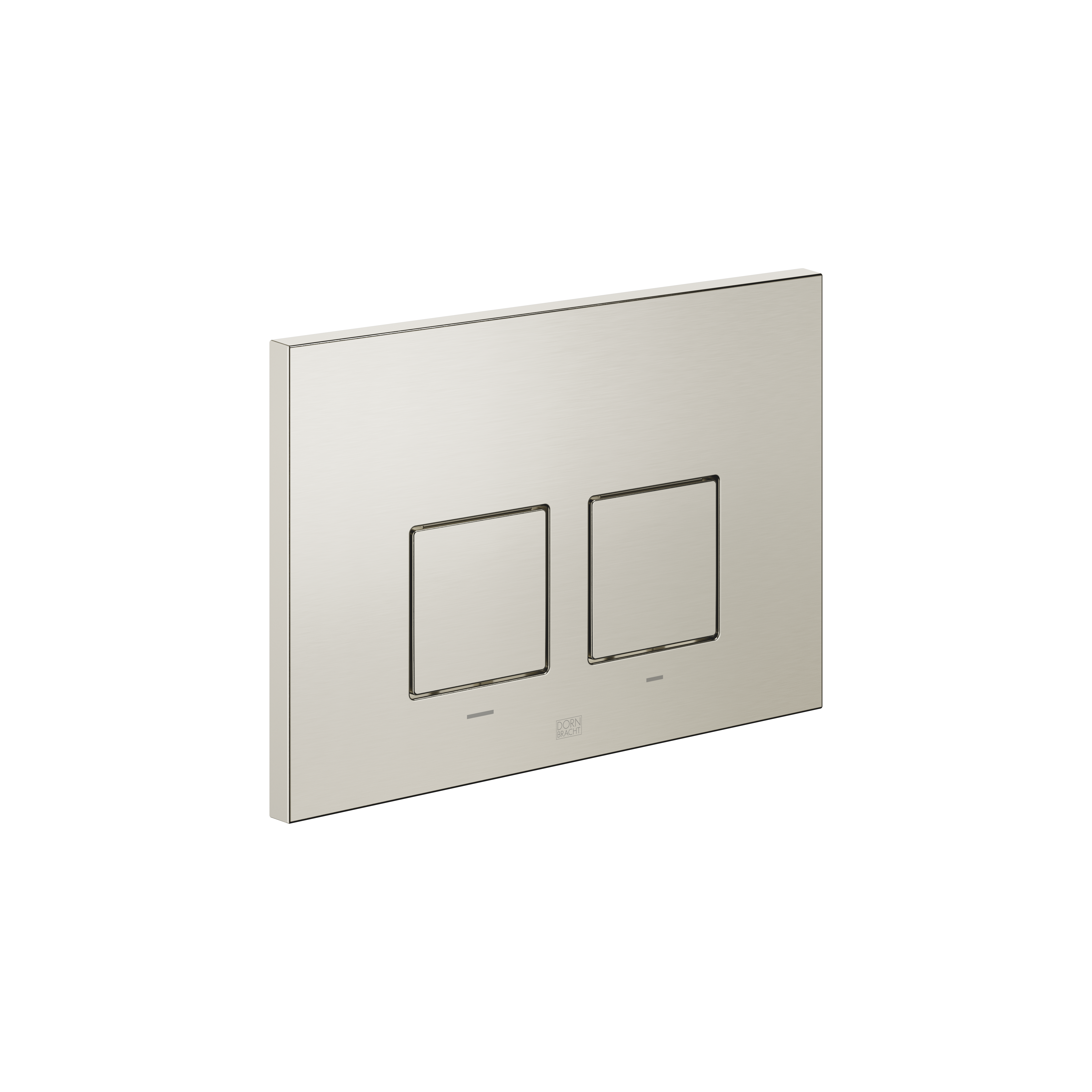 Панель смыва для скрытого бачка унитаза производства Geberit angular – матовая платина DornBracht 12665980-06