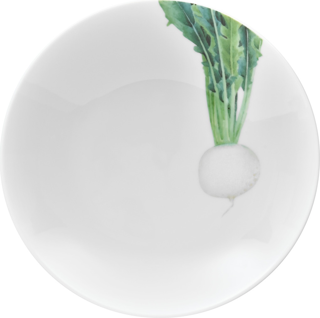 10637897 Noritake Тарелка для пасты Noritake "Овощной букет.Редька" 23см Фарфор 