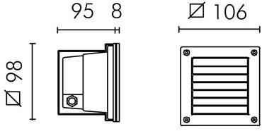 SIMES Настенная лестница из литого под давлением алюминия Brique sun-id-1376898 - Вид №9