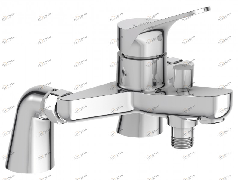 E75768-CP Смеситель для ванны/душа, устанавливаемый на деку Jacobdelafon BRIVE Santreyd