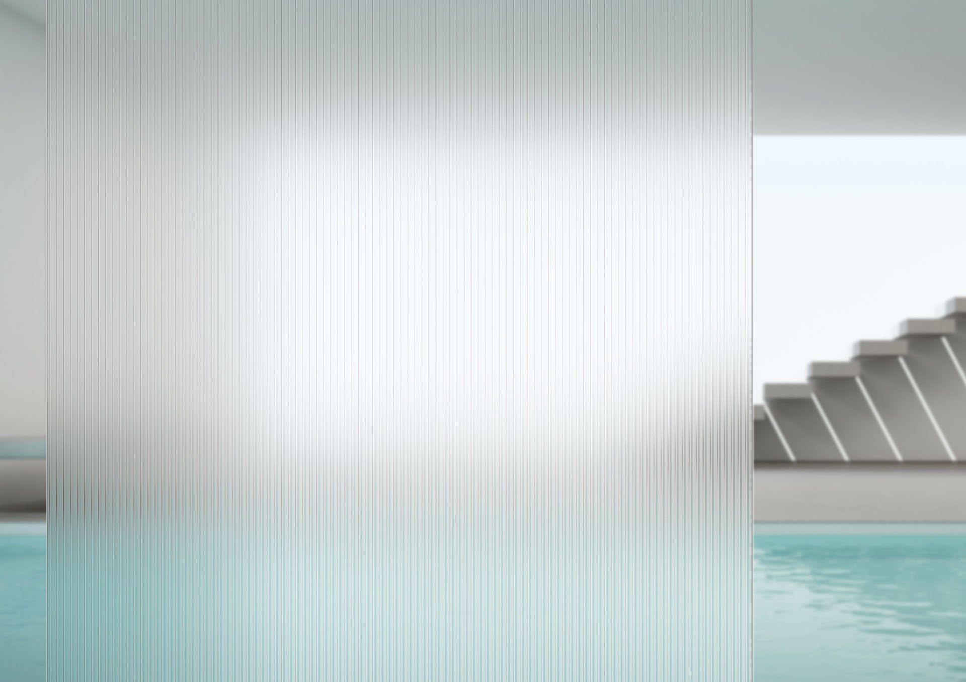 Матовое стекло с линейной текстурой Madras® Madras® linear Texturized ARCH-00047468 - Вид №1