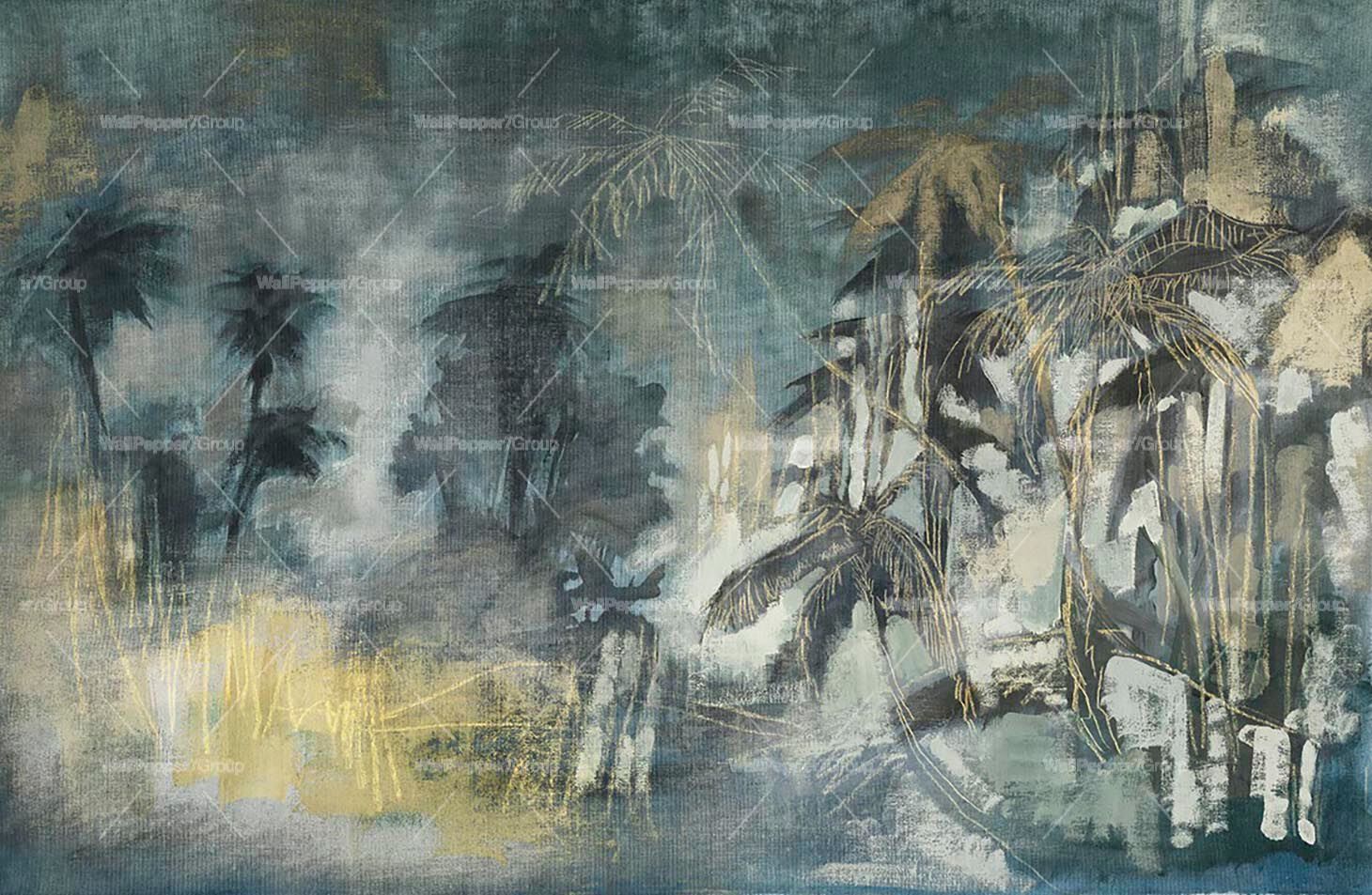 Тропические обои ПВХ бесплатно, экологически чистые, моющиеся WallPepper DEJA VU ARCH-00048640 - Вид №3