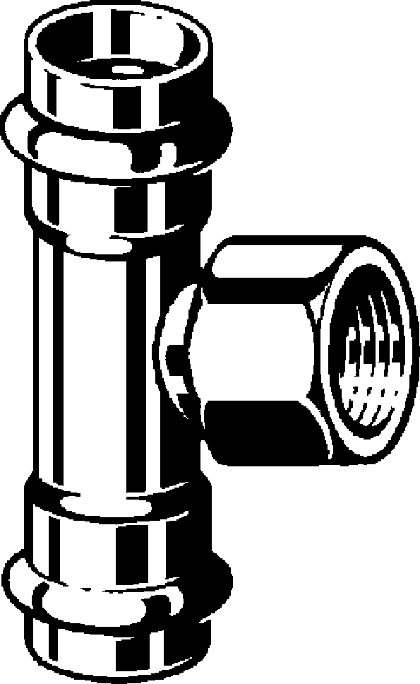 Viega Тройник Sanpress Inox 2317.2 (437220) 437 220 - Вид №1