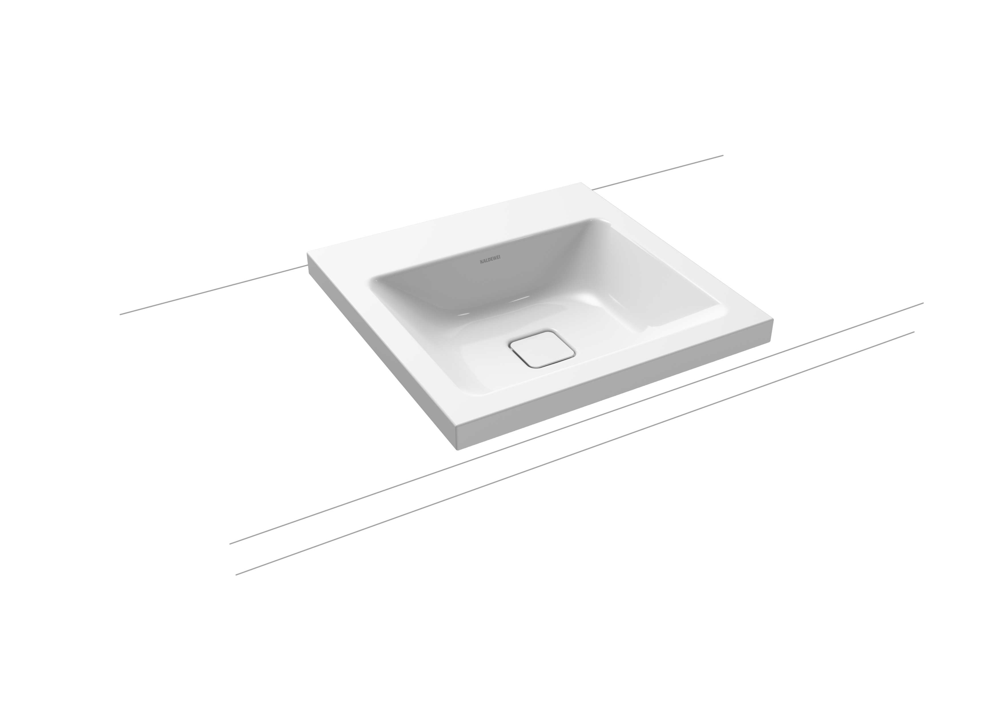 Умывальник KALDEWEI Сталь эмалированная 3076 178 черный 30763083178  - Вид №1