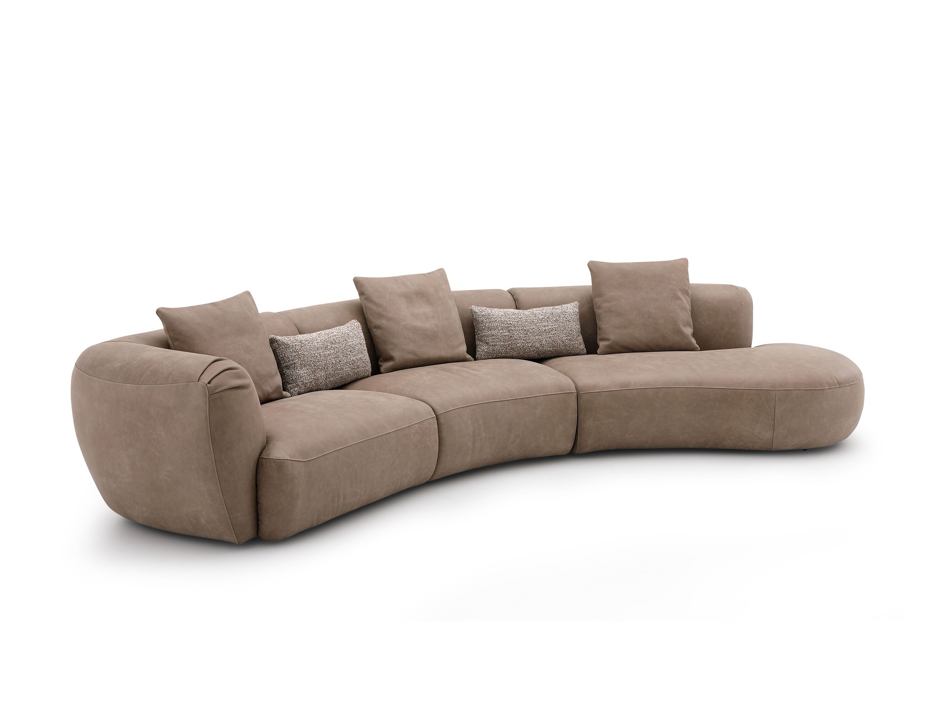 3-местный кожаный модульный диван CAMPO DE' FIORI Curve ARCH-00050541 - Вид №4