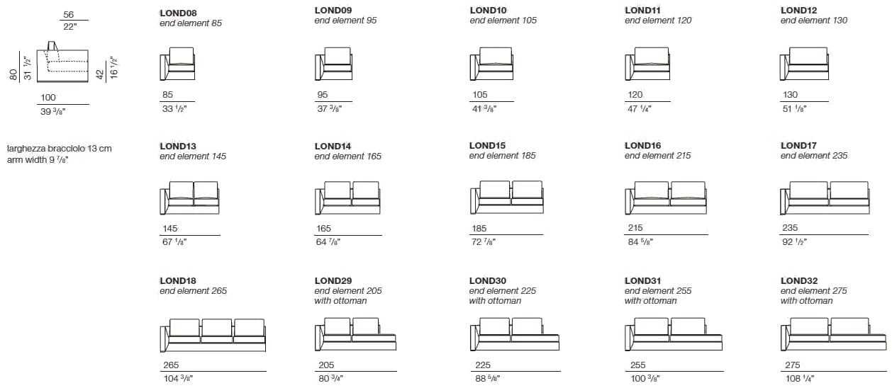 Угловой диван BODEMA LONDON ARCH-00047707 - Вид №4