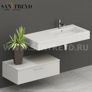 T09052BT2 Столешницы для использования в сочетании с тумбами и открытыми тумбами 90 см серая Globo ARREDO WOOD Италия