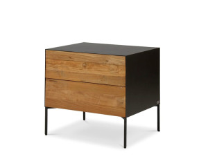 Прямоугольная тумбочка из тикового дерева с ящиками