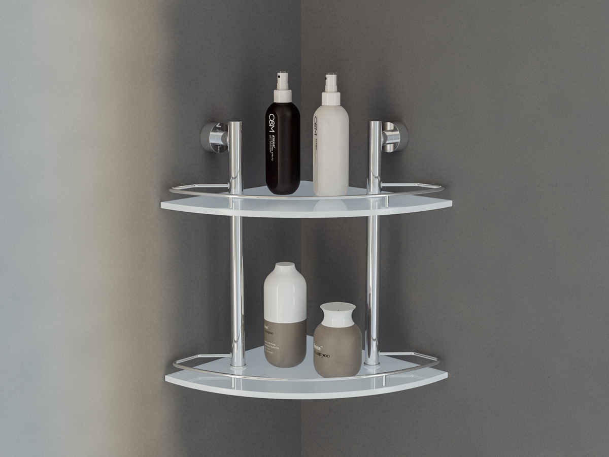 NOS 072 Полка угловая 2-х ярусная 28 cm FBS Nostalgy - Вид №2