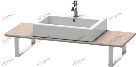 XL012C01111 X-Large Консоль для накладных раковин и встраиваемых умывальников Кашемировый дуб Duravit