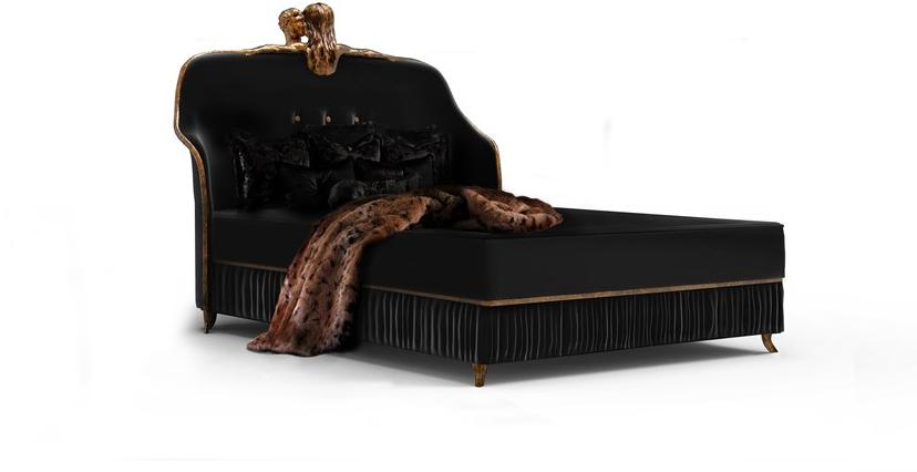 KOKET Кровать из бархата с высоким изголовьем. Forbidden sun-id-1484850 - Вид №2