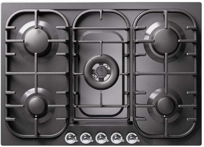 Ilve Газовая встраиваемая плита из нержавеющей стали Nostalgie Hcb70cn Santreyd - Вид №1