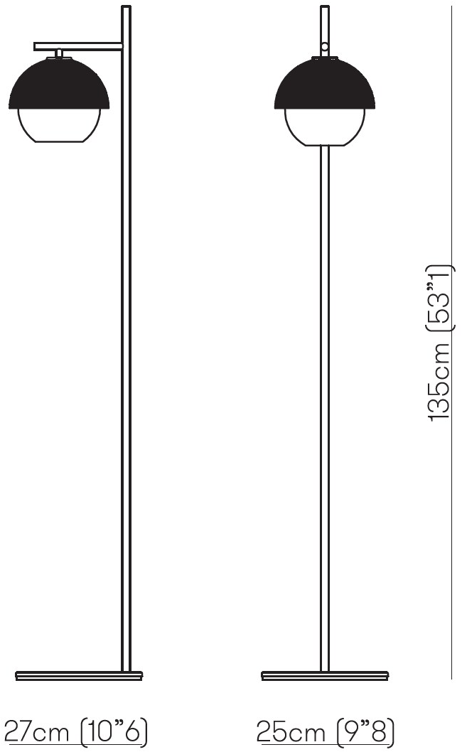 VeniceM Торшер Led из латуни с диммером Urban sun-id-1417837 - Вид №3