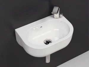 Ps23lm Накладная раковина на столешницу  овальная Ceramica Flaminia Pass