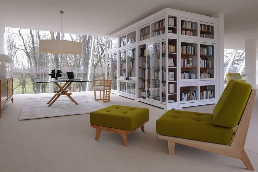 Morelato Модульный книжный шкаф из вишневого дерева  Art. fs3310182  - Вид №4