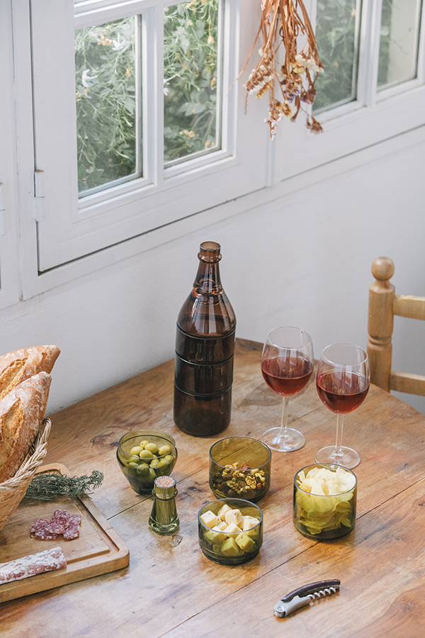 DYLAPERAM Набор из 5-ти емкостей для аперитива l'ap?ro, коричневый Doiy  - Вид №5