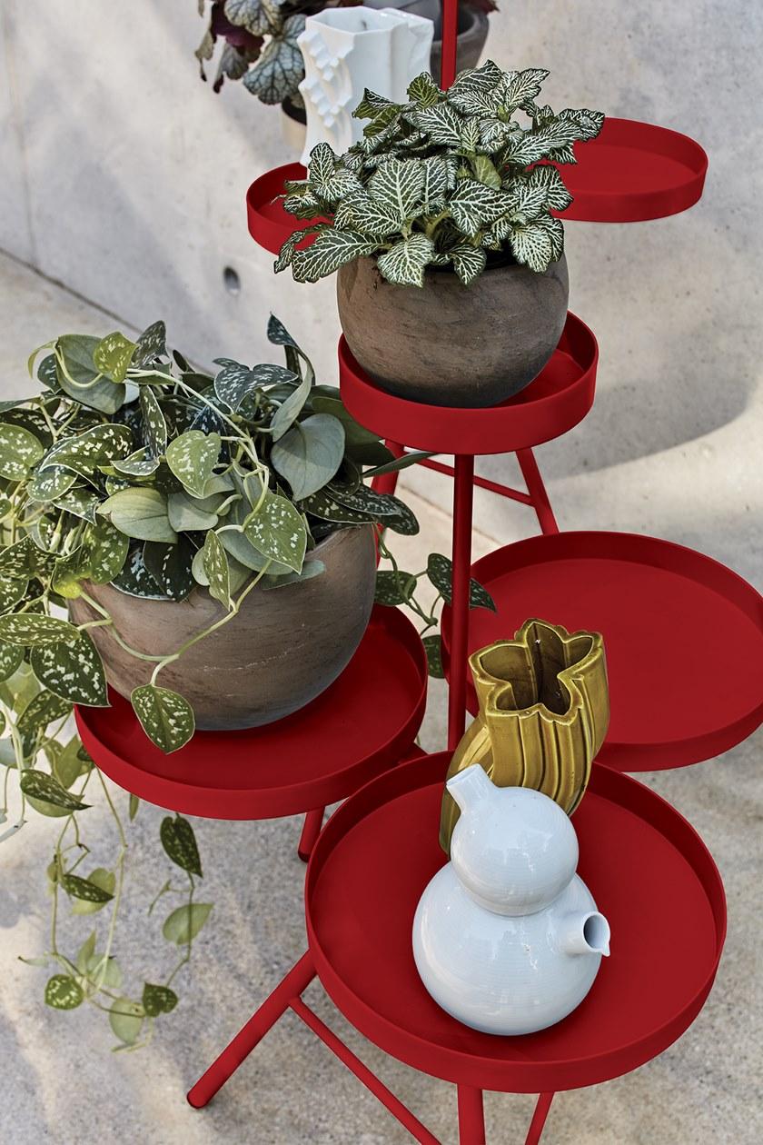 CaStil Круглый металлический горшок для цветов Symple Symple pv - Вид №1