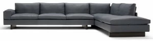 AMURA Угловой диван кожаный на 4 места Tau Am006.339+294