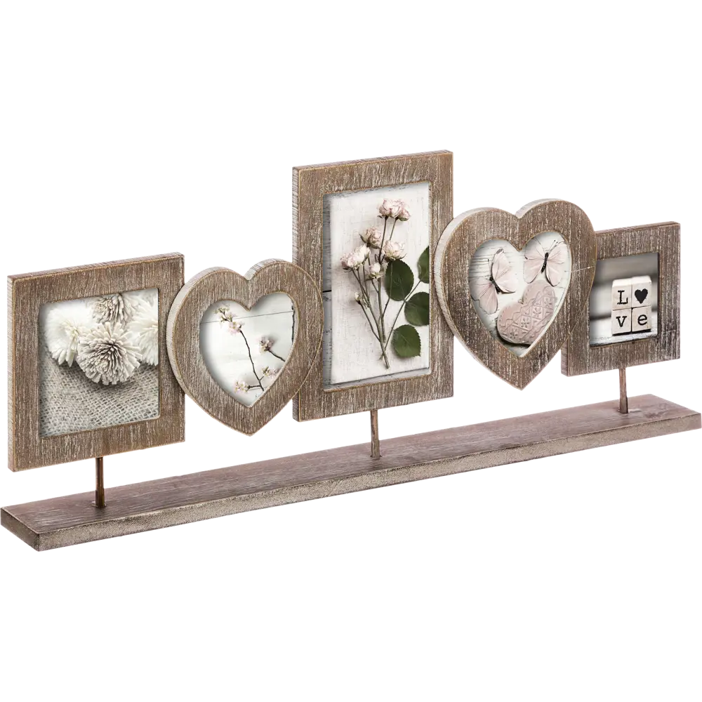 Мультирамка для 5-ти фотографий love h 55.5 см цвет коричневый 82506800 STLM-2052042 Atmosphera  - Вид №1
