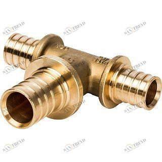 Тройник переходной 20x25x20 аксиальный для труб из сшитого полиэтилена STOUT SFA0014202520