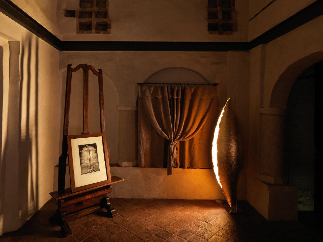 Светодиодный торшер из стекловолокна Catellani & Smith PostKrisi ARCH-00148819 - Вид №1