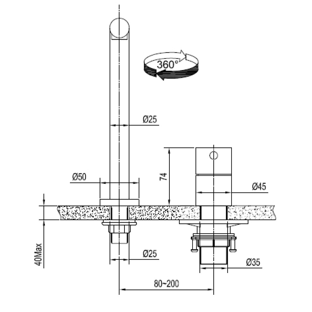Кухонные смесители Eco Venice SSN-1001-SS SEAMAN - Вид №2