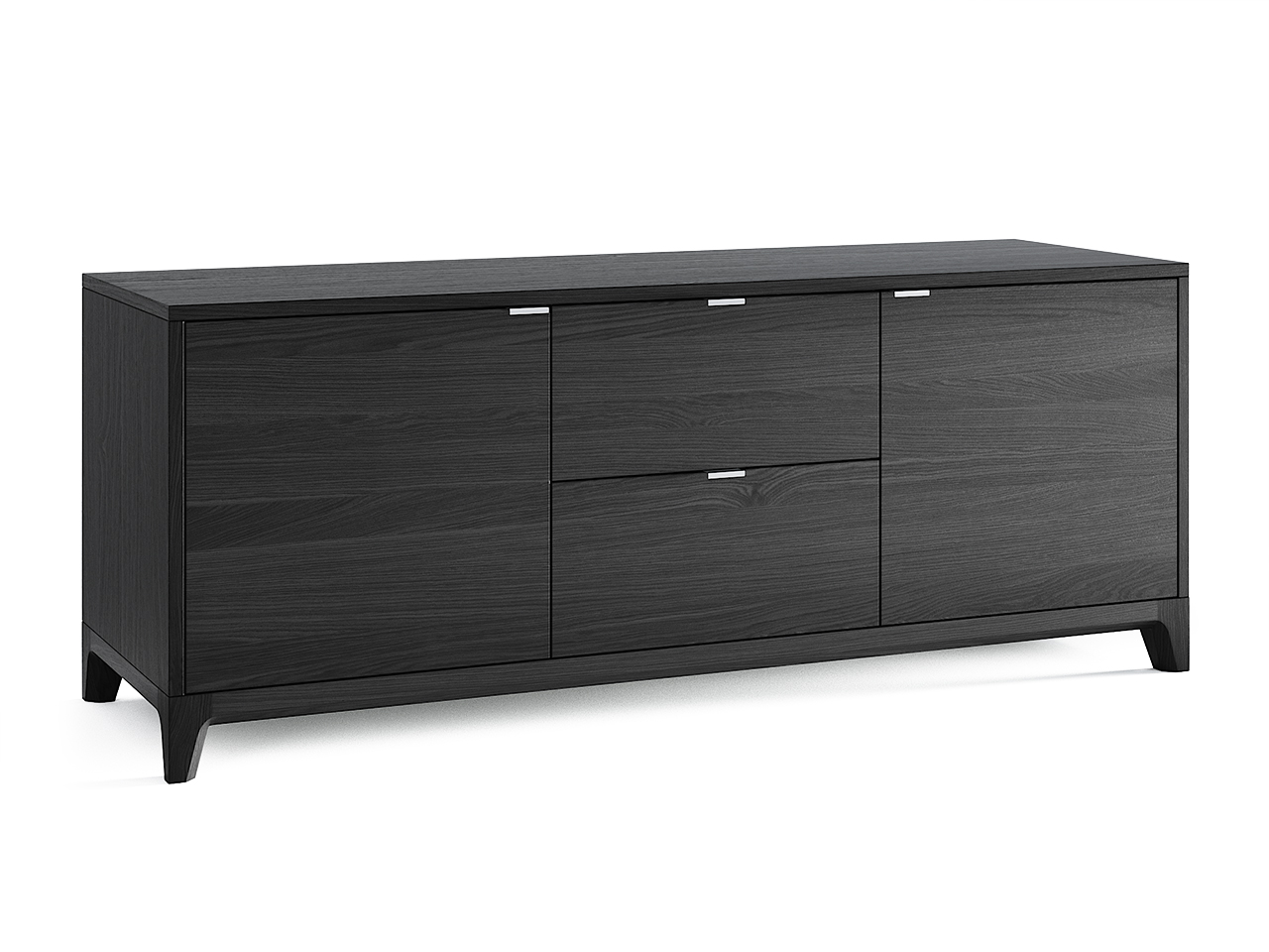 Тумба под телевизор с ящиками черная Case THE IDEA  210260 Черный  - Вид №1