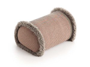 Наружная полипропиленовая цилиндрическая полосатая подушка