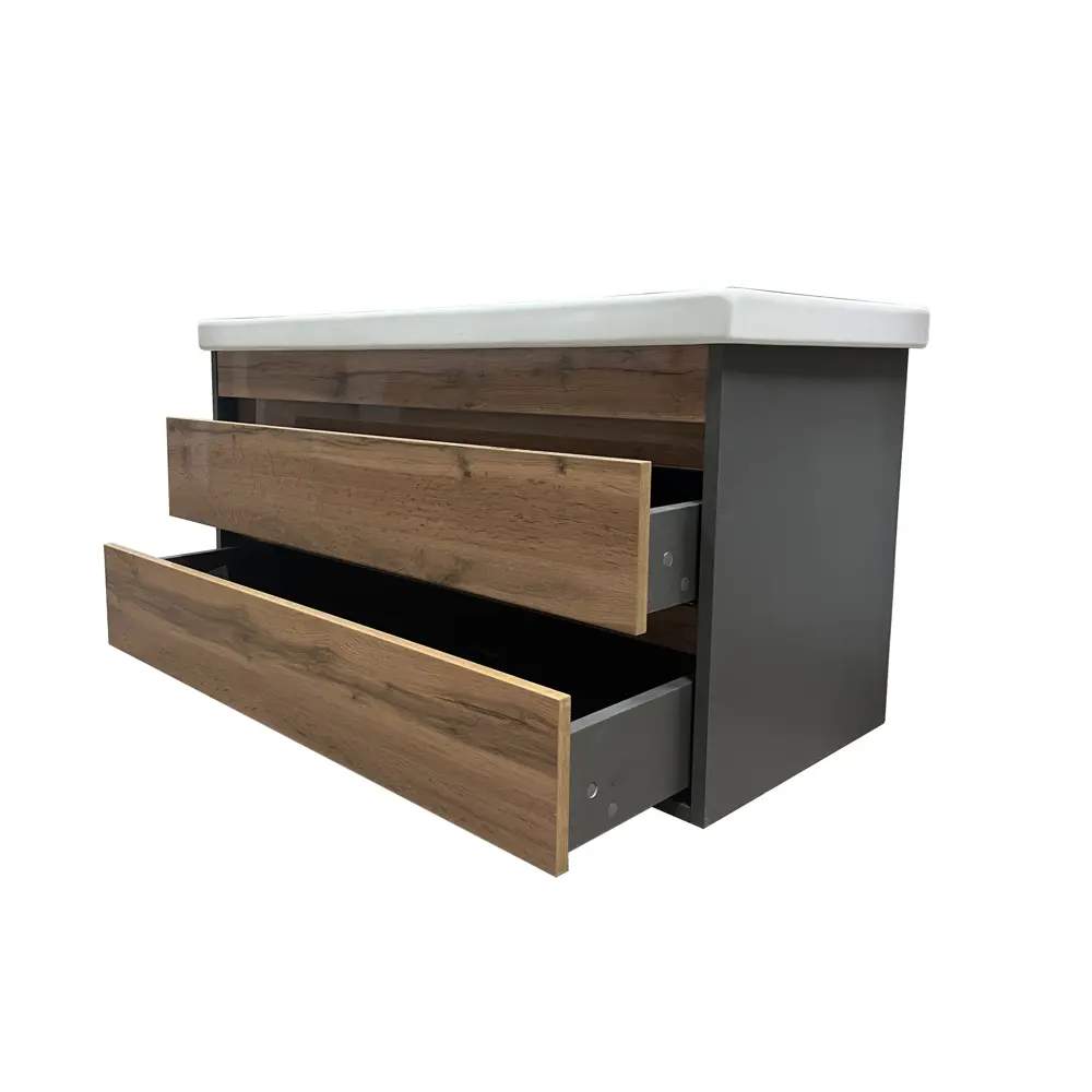 Тумба Santreyd Wood TWP100 для ванной с двумя ящиками 88695643 STLM-1432714 - Вид №6