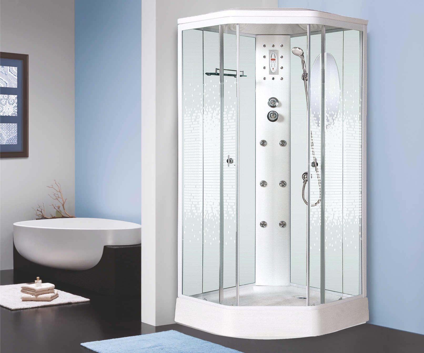 Душевая кабина NG-306-01 (900х900х2200) низкий поддон(16см) стекло МОЗАИКА Niagara Ultra 3060154