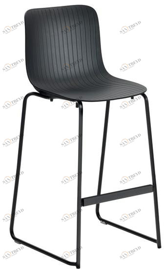 Segis Табурет из полипропилена с высокими санками и спинкой Dragonfly G0033