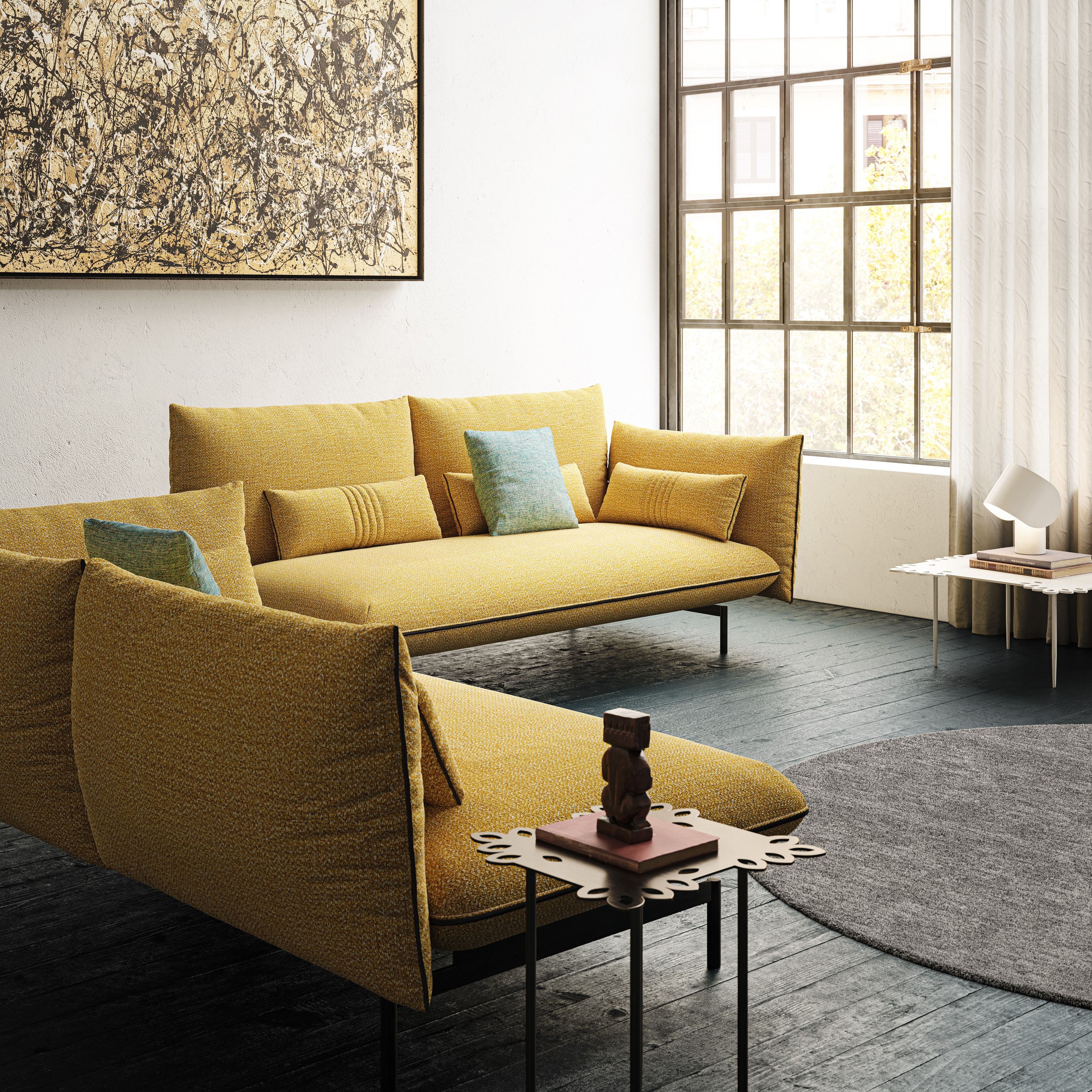 Тканевый диван с полуостровом Liu Jo Living Collection ICE BREAKER ARCH-00105056 - Вид №8