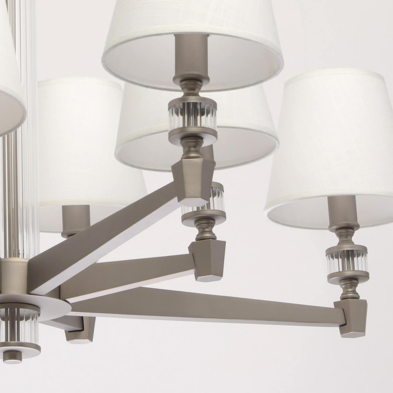 Подвесная люстра MW-Light Дэль Рей 8 700012808 MW-LIGHT ДИЗАЙНЕРСКИЕ, ДЭЛЬ РЕЙ 187733 Белый  - Вид №1