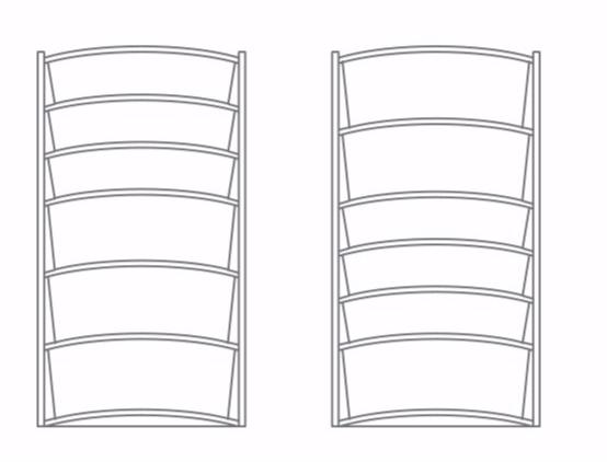 Dieffebi Книжный шкаф open office из металла Bookcases 7em304050 - Вид №8