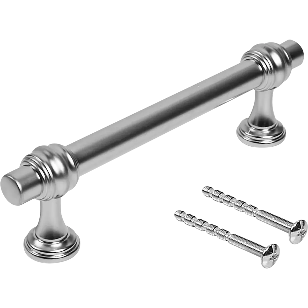 Мебельная ручка-рейлинг матовый хром 96 мм EDSON STLM-2082203 - Вид №2