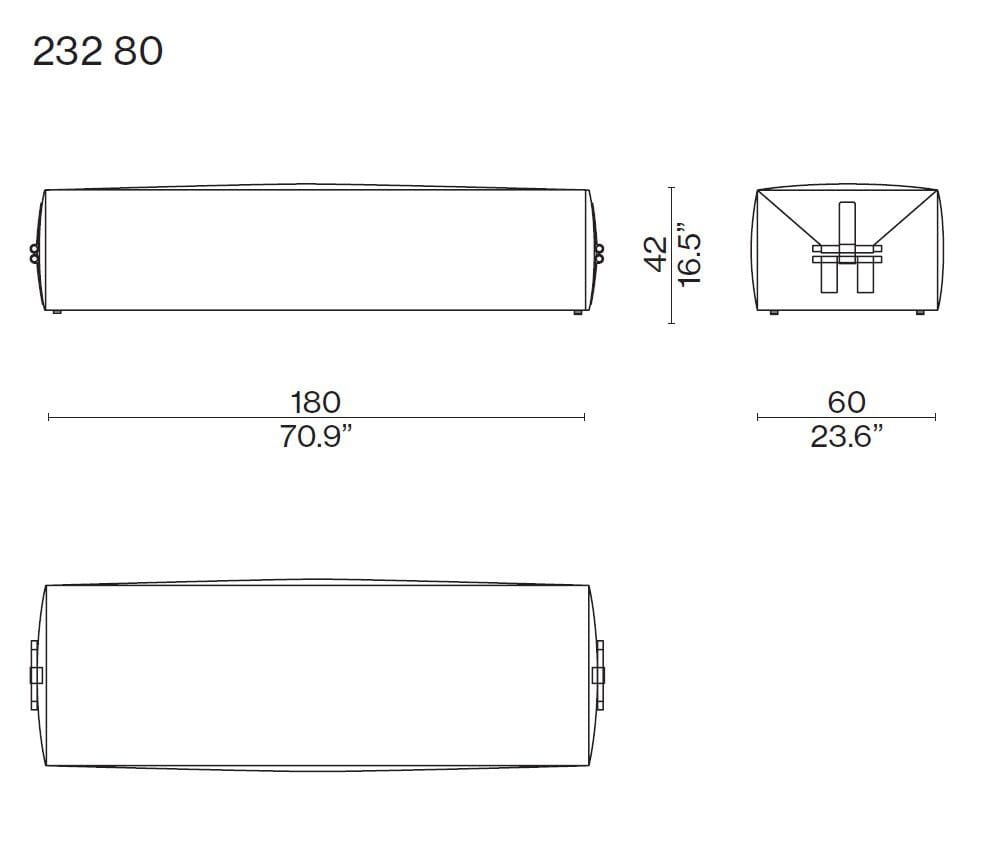 Пуф CASSINA SOMEWHERE EL - S ARCH-00061510 - Вид №2
