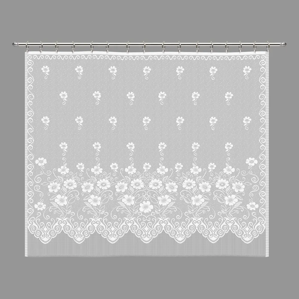 Santreyd - Жаккардовая штора для кухни с цветочным узором 170х140 см 13213080 STLM-0002945 - Вид №1