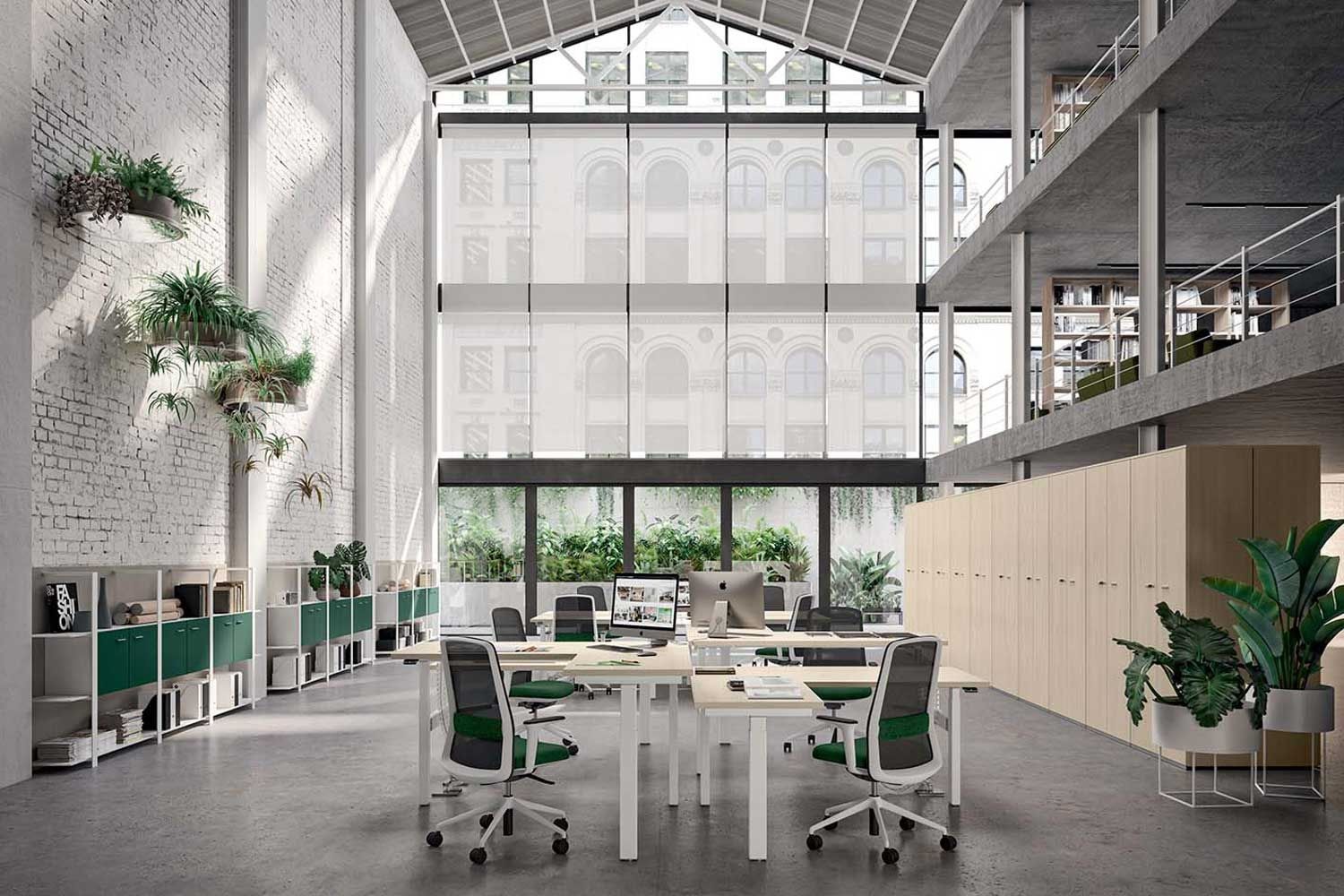 Рабочий стол с регулируемой высотой Quadrifoglio Group дизайн-офис ARCH-00036333 - Вид №3