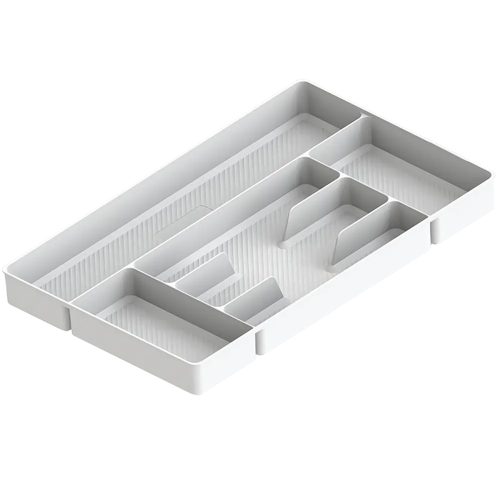 Лоток для столовых приборов 6 отсеков Esprado Comfort 49x5x30 см полипропилен цвет белый 89395916 STLM-2189513 Santreyd 