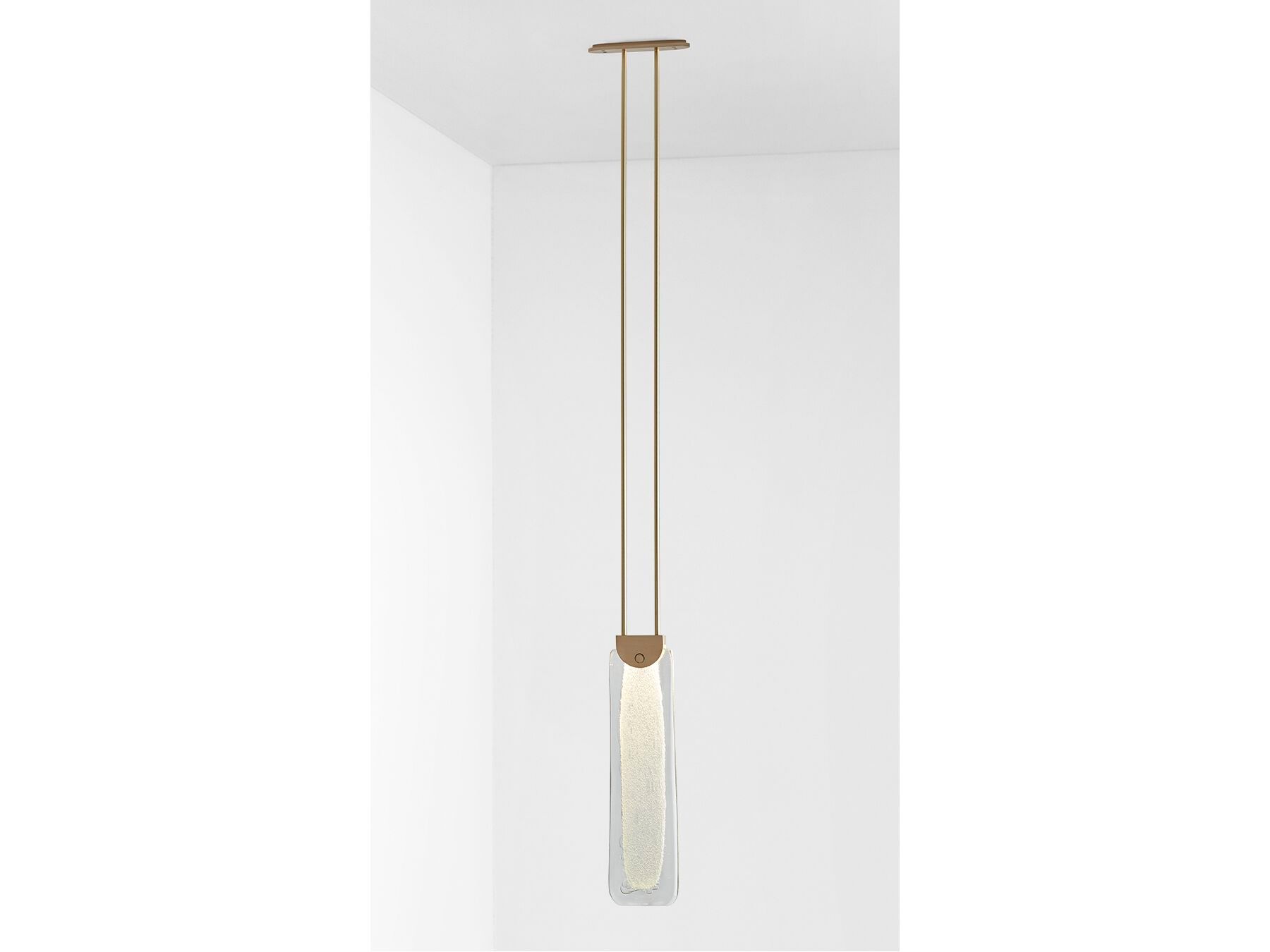 Стеклянный светодиодный подвесной светильник Articolo Studios SLAB ARCH-00042835