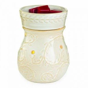 Аромасветильник настольный "Виноградная лоза" керамика CANDLE WARMERS  268162 Бежевый