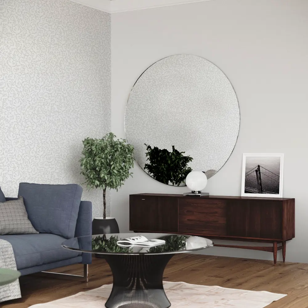 Обои флизелиновые Euro Decor Chloe серые 1.06 м 6008-11 83684887 STLM-2001417 - Вид №3