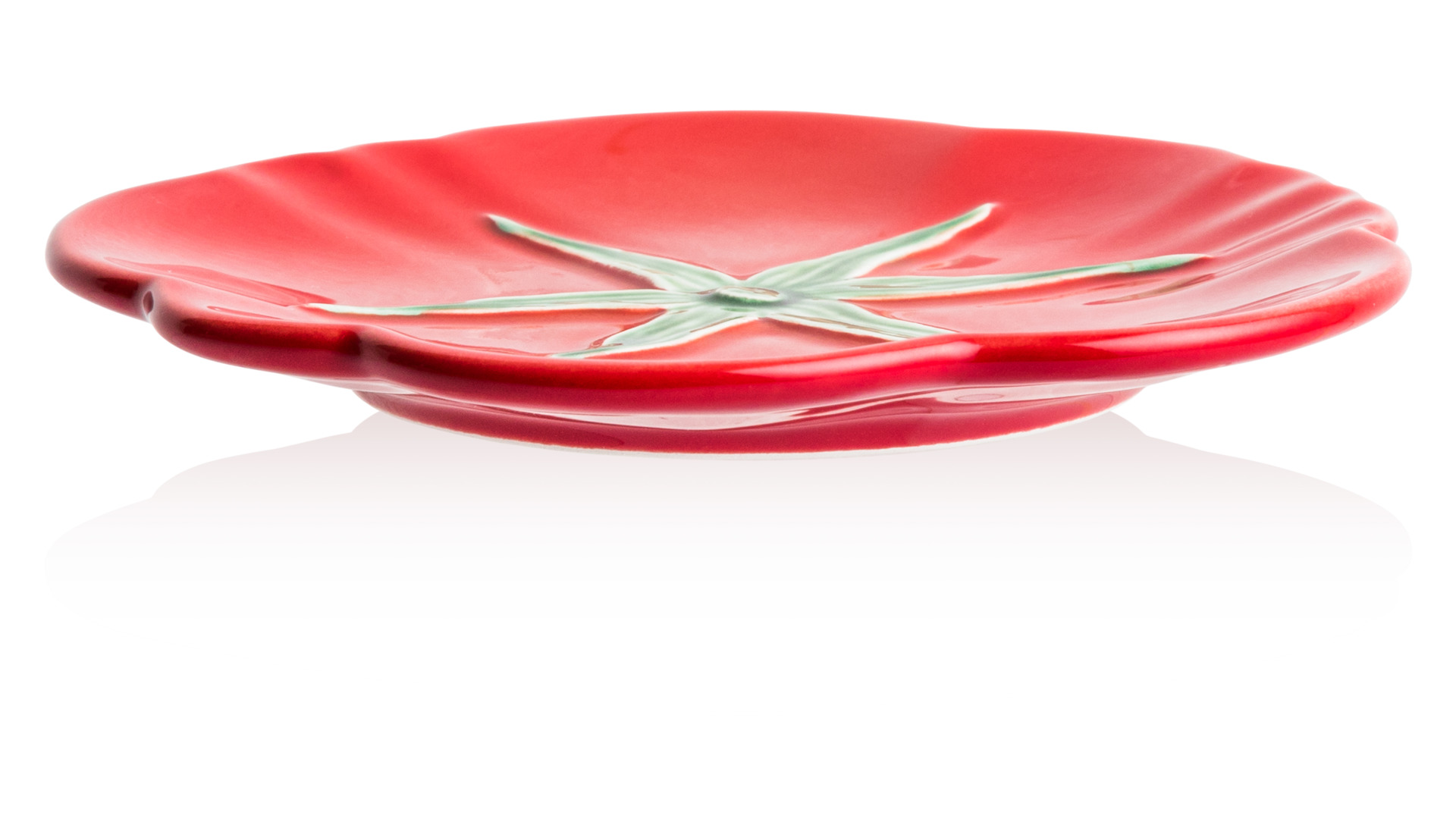 10605824 Bordallo Pinheiro Тарелка пирожковая Bordallo Pinheiro Томат 15см, керамика Керамика  - Вид №1