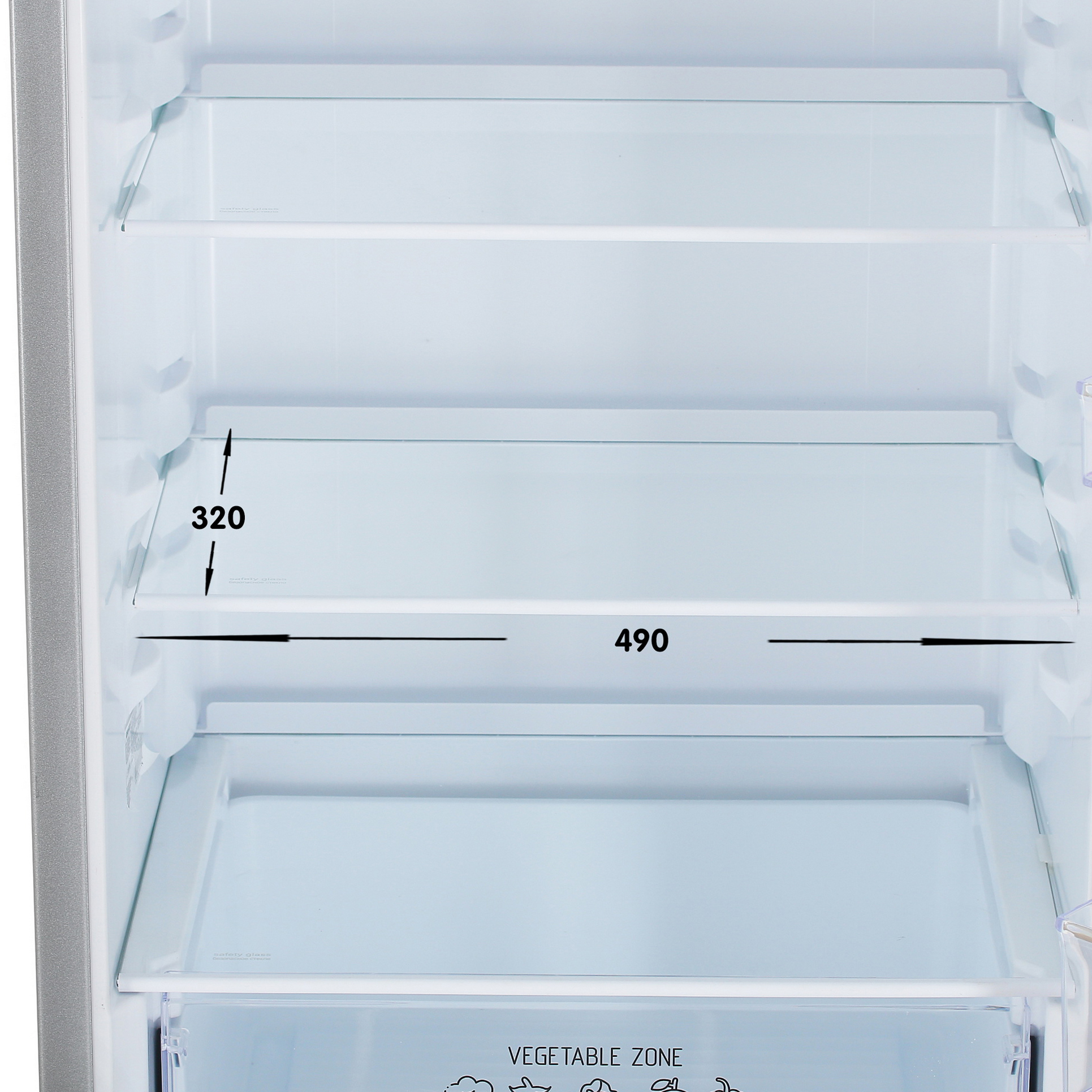 9056379 Холодильник с морозильником   Nordfrost NRB 162NF S серебристый STDN-0142426 - Вид №8