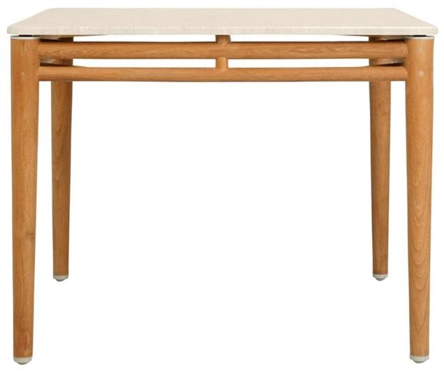 JANUS et Cie Квадратный обеденный стол из травертина Konos sun-id-1365720 - Вид №1