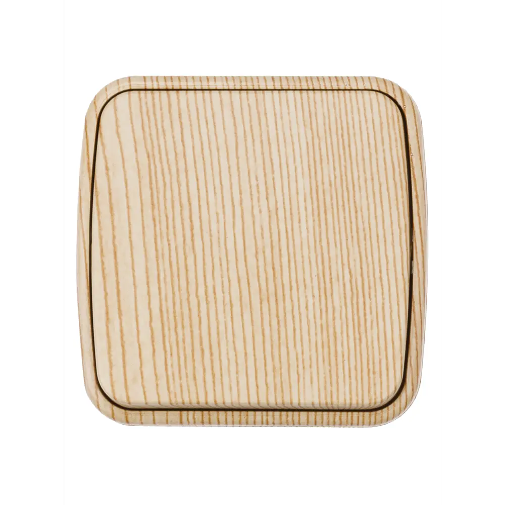 Выключатель накладной TDM Electric Дача с текстурой сосны 89376333 STLM-1104523 - Вид №1