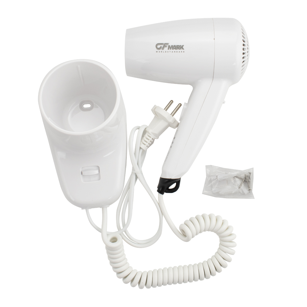 GFmark - Фен для волос в ванную комнату с торцевым креплением, 1200W, код: 6820  - Вид №7