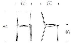 Tonin Casa Штабелируемый стул из пластика sun-id-1490519 - Вид №4